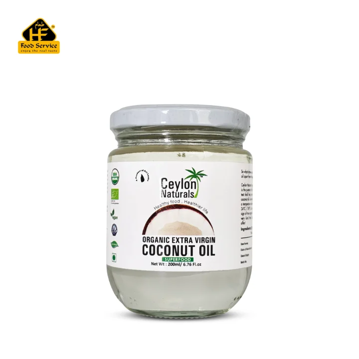 Ceylon Naturals Organic Extra Virgin Coconut Oil 200 ml